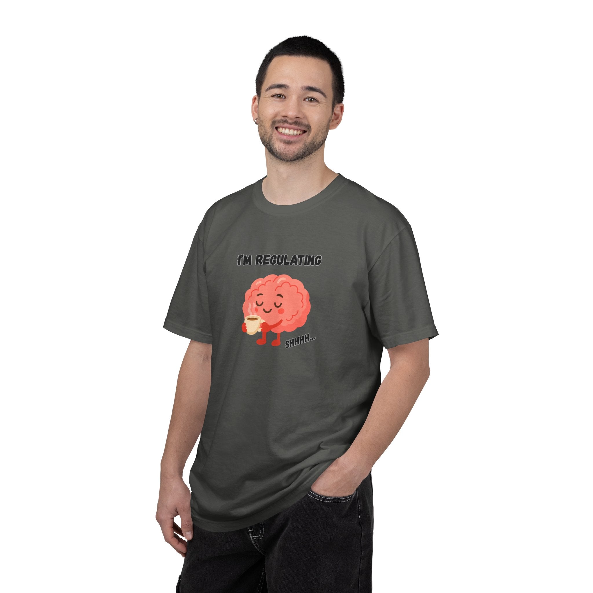 I'm Regulating Brain Tee — Cute Mental Health Awareness T-Shirt