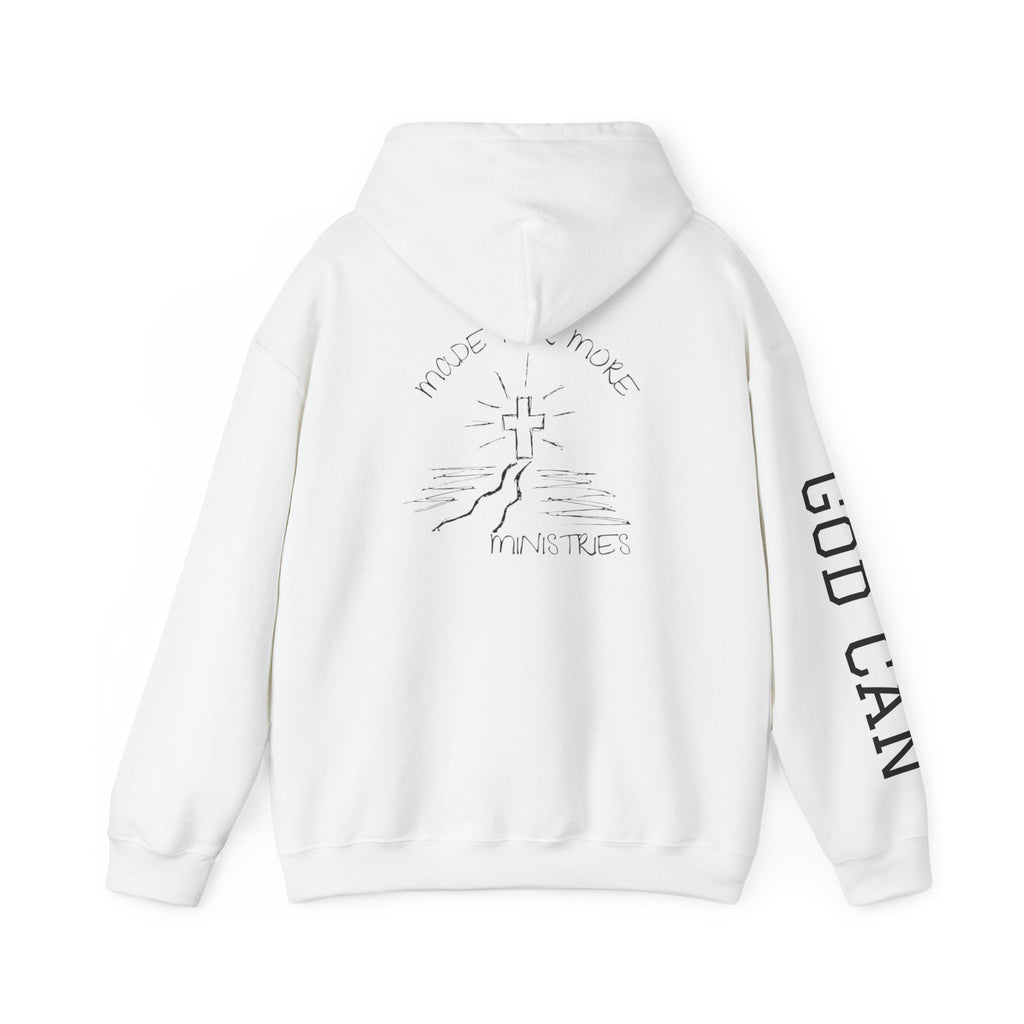 Faith Cross Hoodie — "God Can" Inspirational Christian Pullover