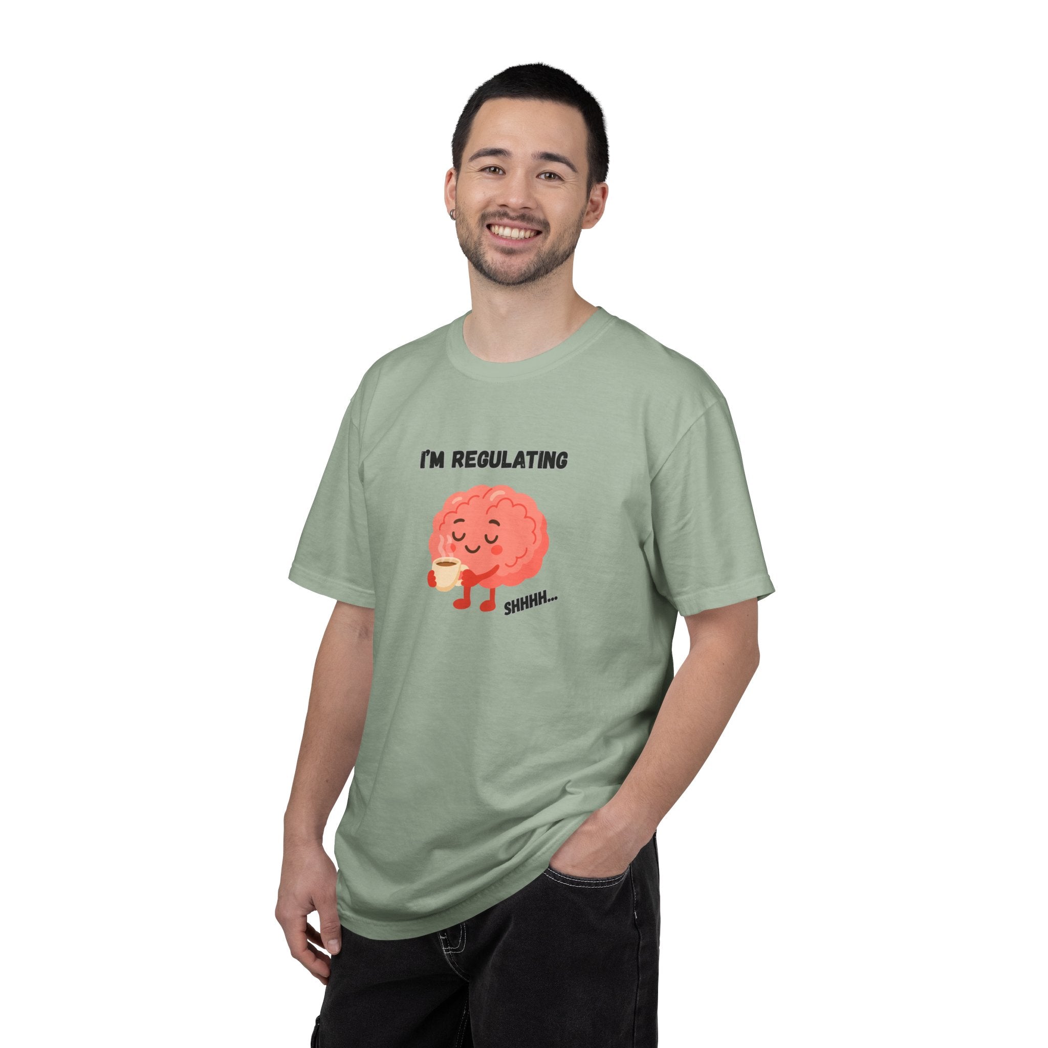 I'm Regulating Brain Tee — Cute Mental Health Awareness T-Shirt