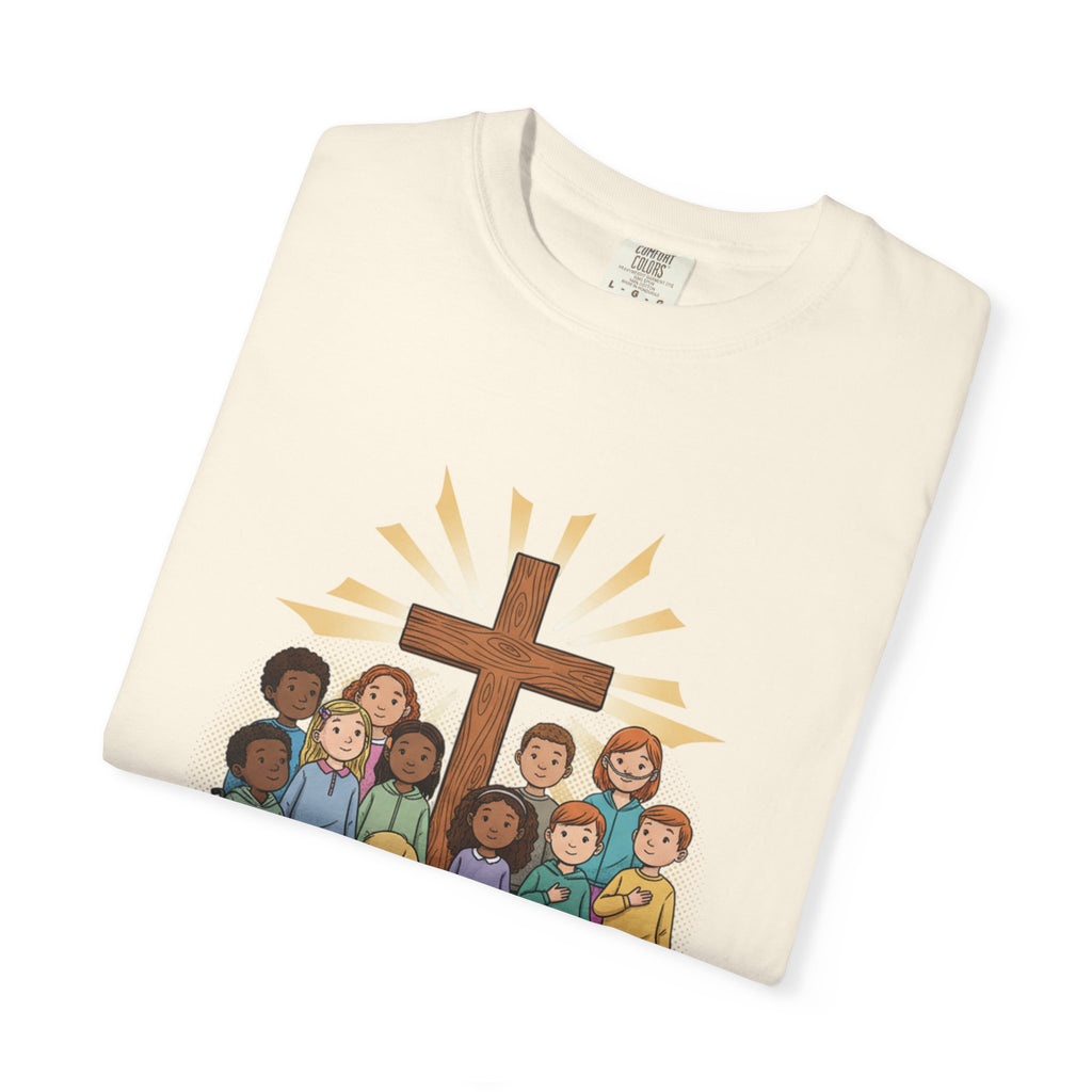 Christian Children’s T-Shirt — 'Loved, Seen, Included' (Back: 'Fearfully & Wonderfully Made')