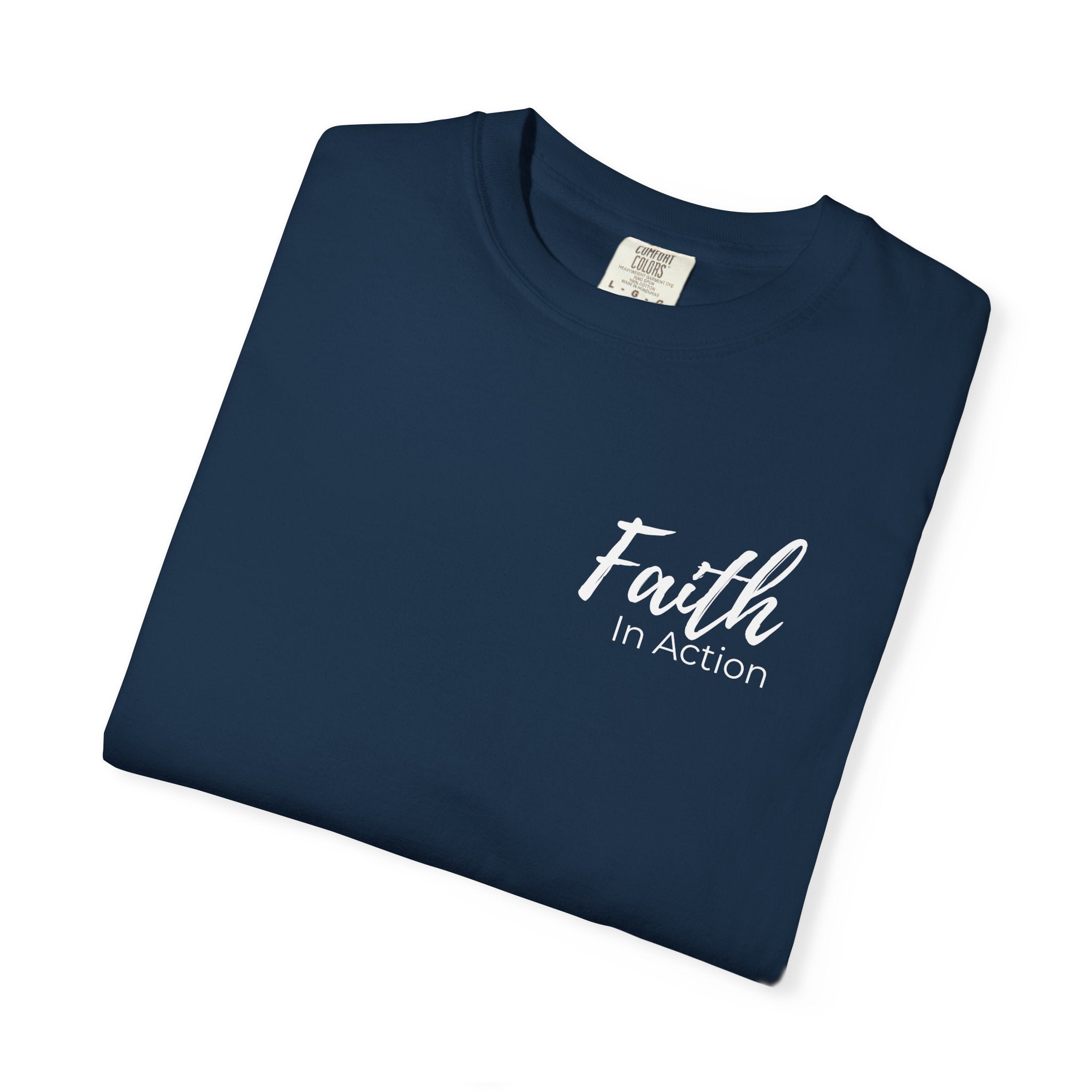 Faith in Action T-Shirt — "Discipleship Without Barriers" Christian Tee