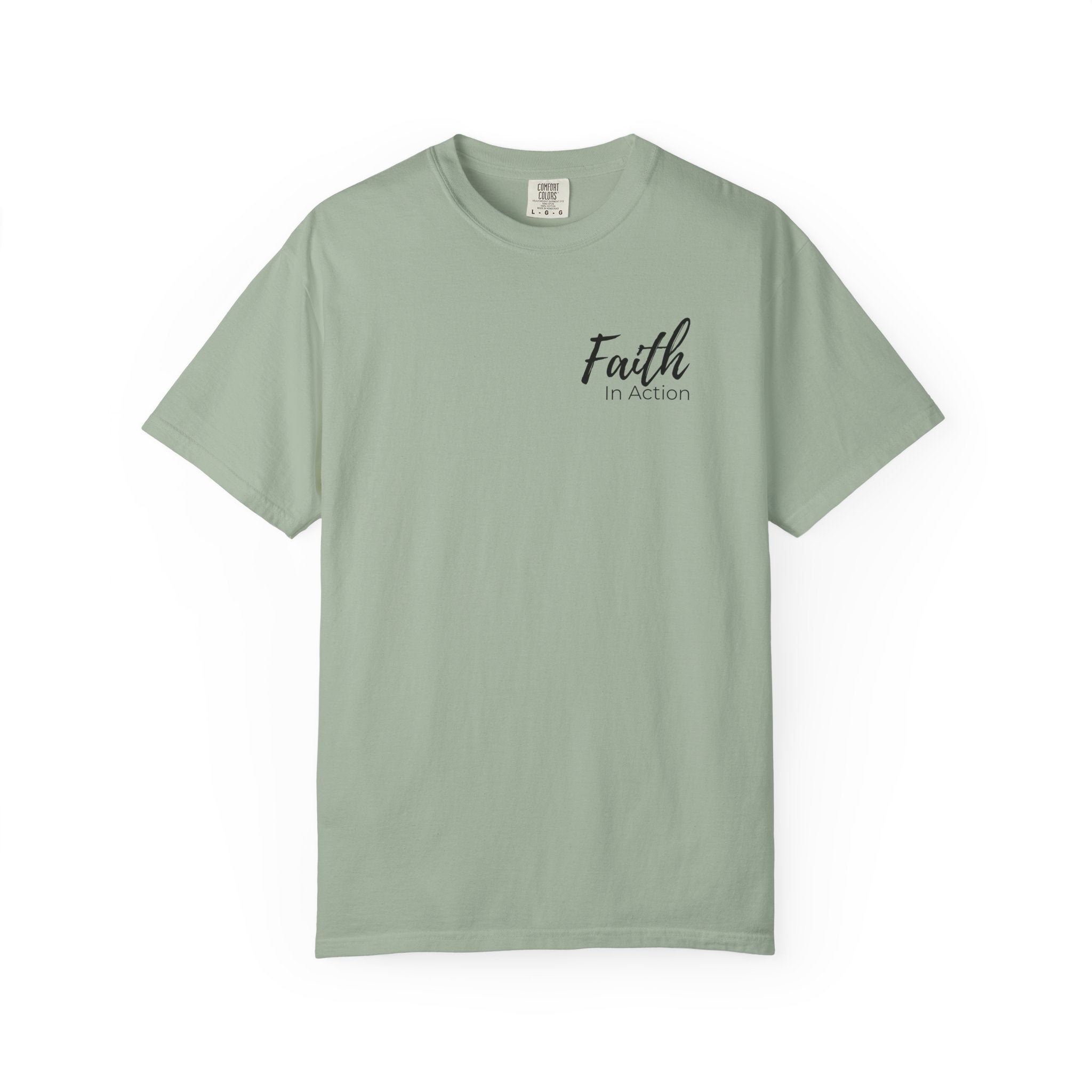Faith in Action T-Shirt — "Discipleship Without Barriers" Christian Tee